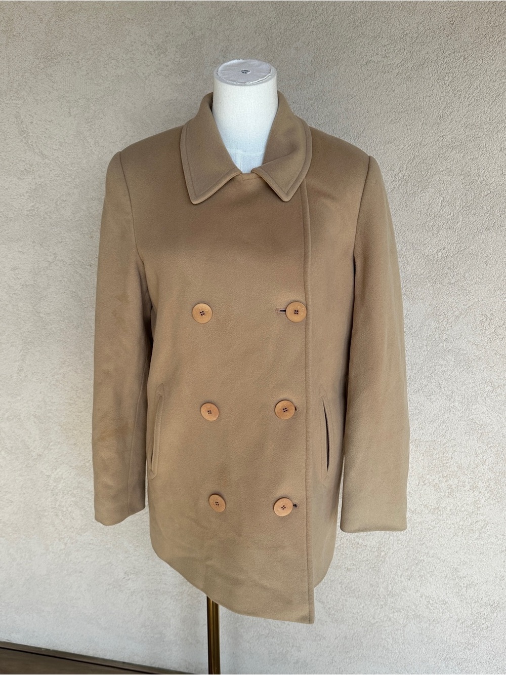 Vintage 90s LL Bean Wool Peacoat